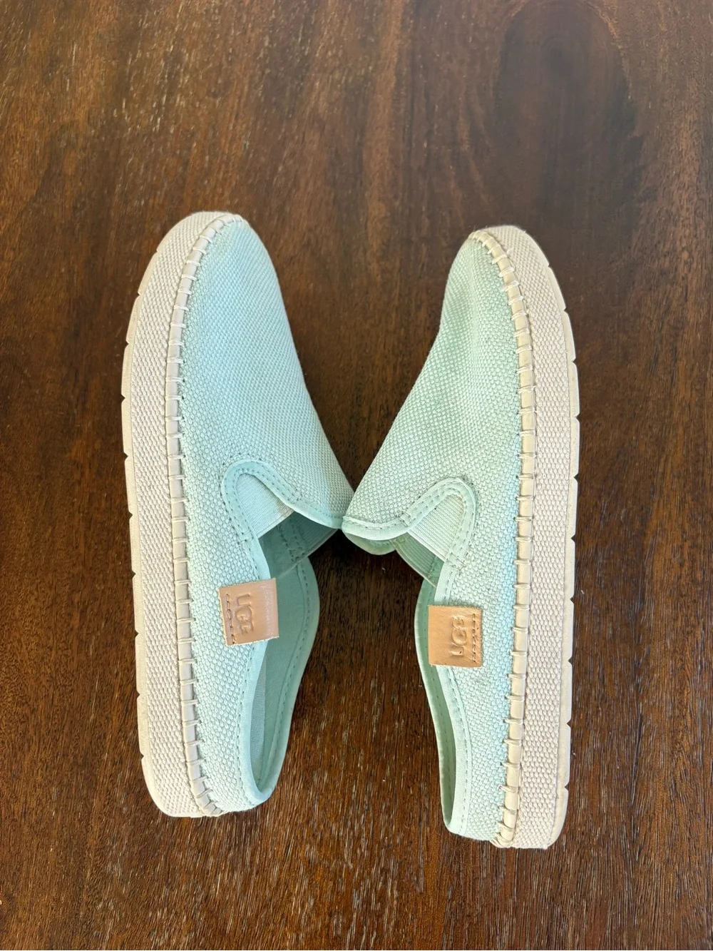 UGG Delu Canvas Sneaker Slide Mules Sky Blue Women’s US 7 EU 38 UK 5 1125093